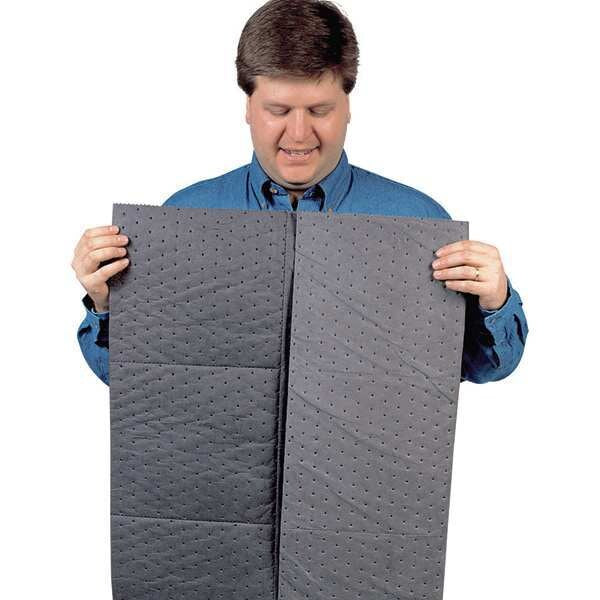 Sorbents, 26.5 gal. Universal Absorbed, Gray, Polypropylene, 2 PK