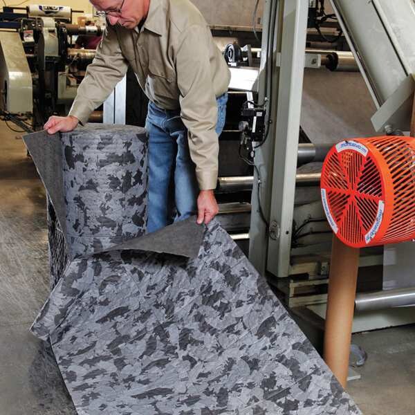 Sorbents, 47 gal/pk, 47.4 gal/pad, Universal Absorbed, Gray, Polypropylene