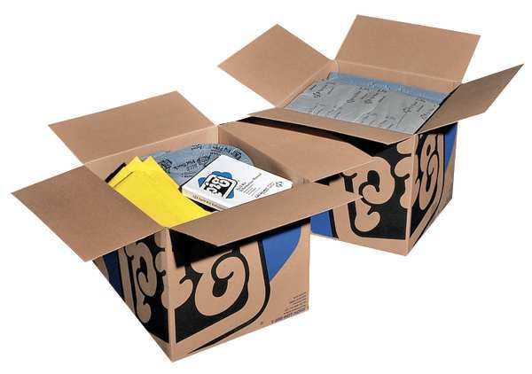 PIG Spill Kit Refill, Universal, Blue/Gray