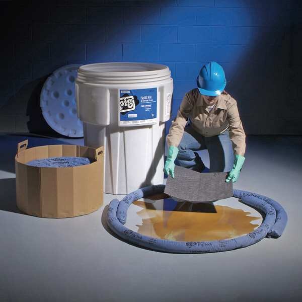 Spill Kit, Universal, White