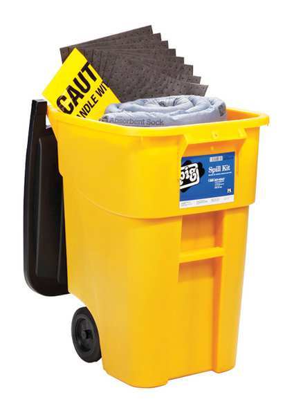 PIG Spill Kit, Universal, Black/Yellow