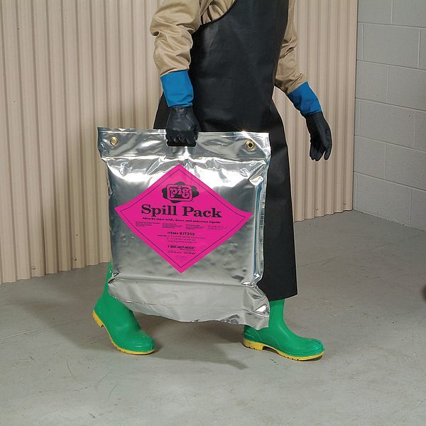 PIG Spill Kit, Chem/Hazmat, Silver