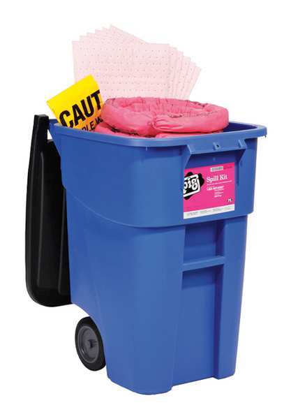 Spill Kit, Chem/Hazmat, Blue