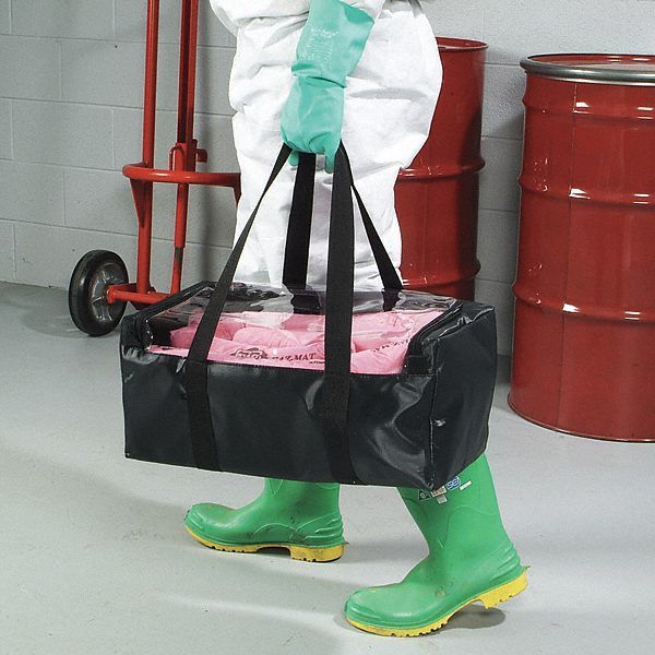 Spill Kit, Chem/Hazmat, Black