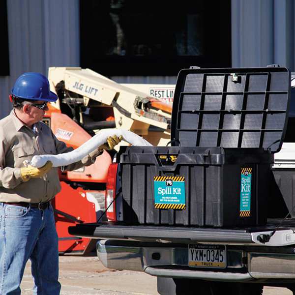 Spill Kit, Oil-Based Liquids, Black