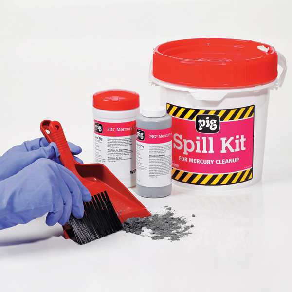 Mercury Spill Kit, Chem/Hazmat