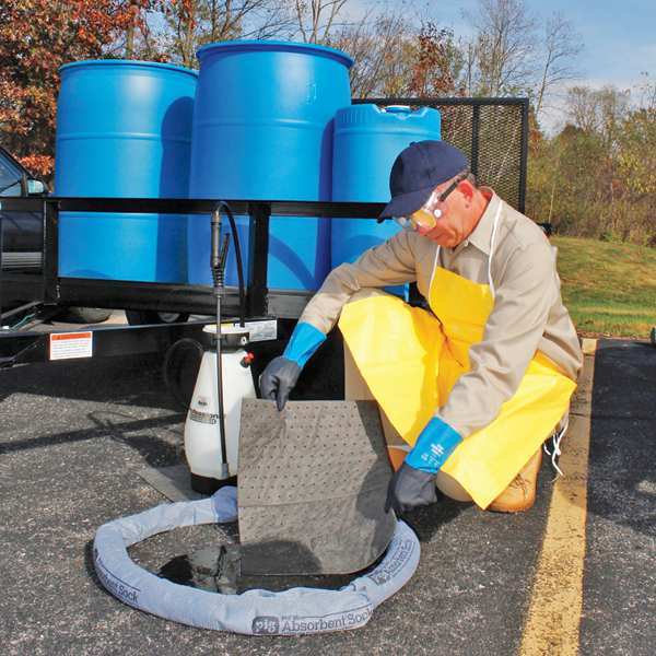 Spill Kit, Chem/Hazmat, Black