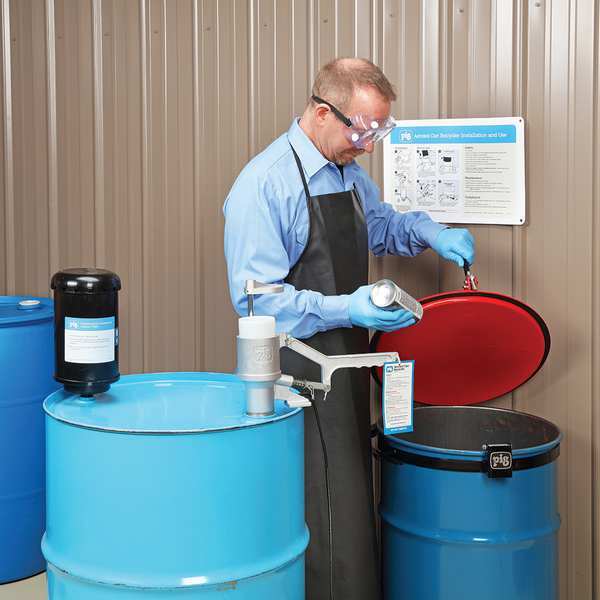Aerosol Can Recycler, Blue Plastic