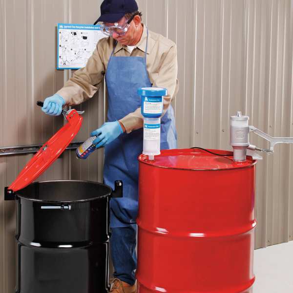 Aerosol Can Recycler, Blue Plastic