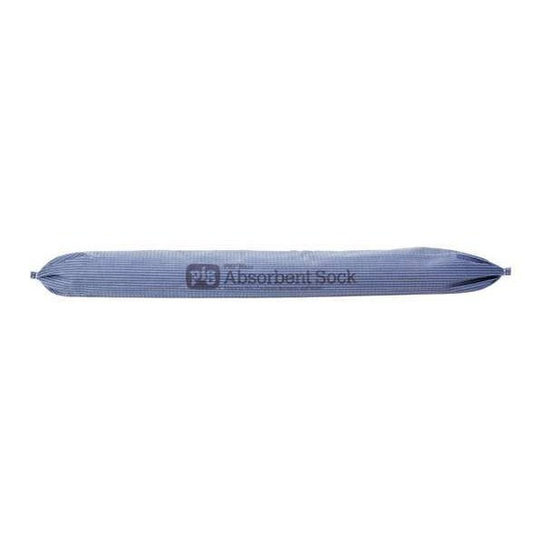 Sorbents, 20 gal/pk; 0.375 gal/sock, Universal Absorbed, Blue, Polypropylene, 55 PK