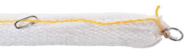 Sorbents, 16 gal. Oil Absorbed, White, Polyester, 8 PK