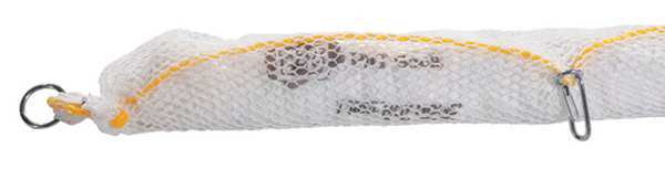 Sorbents, 16 gal/pk; 2 gal/boom, Oil Absorbed, White, Polypropylene, 8 PK