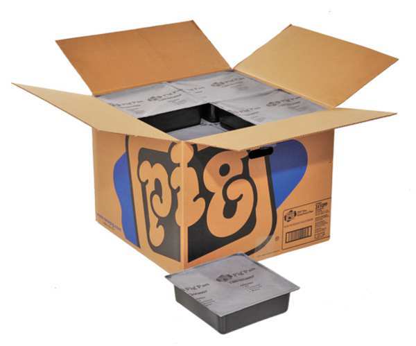 Sorbents, 18 gal. Universal Absorbed, Black, Gray, Polypropylene, 24 PK