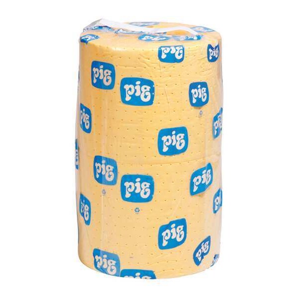 Sorbents, 32.4 gal. Universal Absorbed, Yellow, Polypropylene