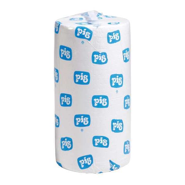 Sorbents, 42.5 gal. Oil Absorbed, White, Polypropylene