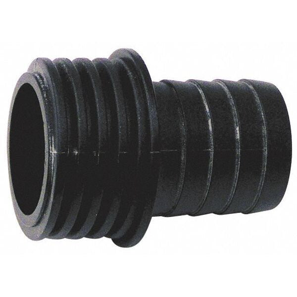 Vacuum Hose Fitting Adapter, 1in Extrnl Hose Thread, 1/pk