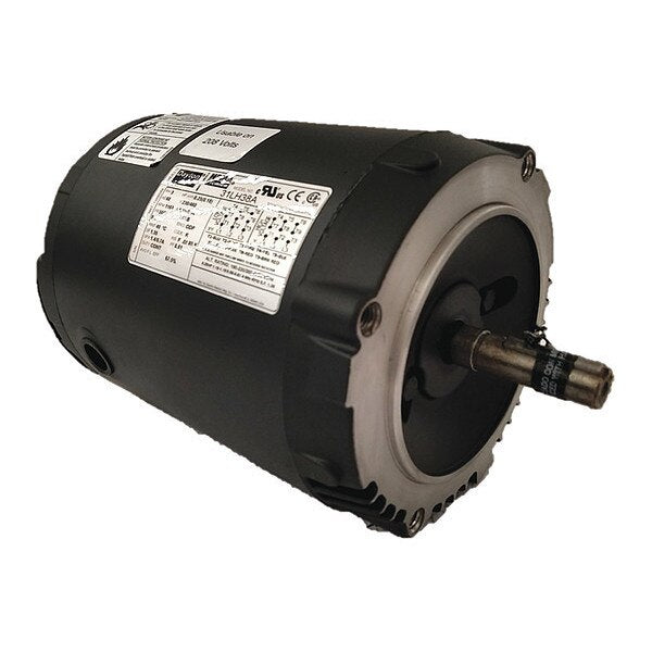 3-Phase General Purpose Motor, 1/4 HP, 56C Frame, 230/460V AC Voltage, 1,160 Nameplate RPM