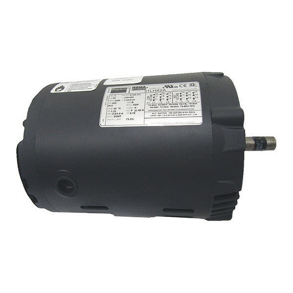 3-Phase General Purpose Motor, 1/2 HP, 56C Frame, 230/460V AC Voltage, 3,490 Nameplate RPM