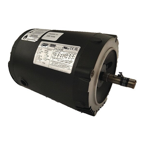 3-Phase General Purpose Motor, 1/2 HP, 56C Frame, 230/460V AC Voltage, 1,765 Nameplate RPM