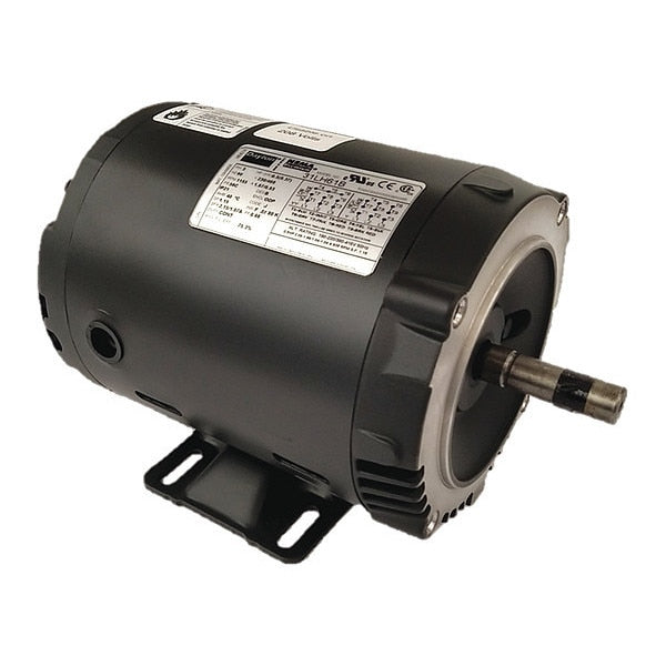 3-Phase General Purpose Motor, 1/2 HP, 56C Frame, 230/460V AC Voltage, 1,155 Nameplate RPM