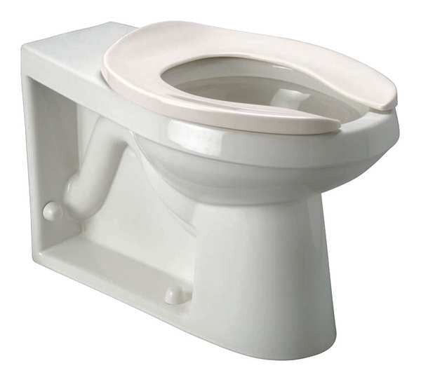 Toilet Bowl, 1.1 to 1.6 gpf, Siphon Jet, Floor Mount Mount, Elongated, White