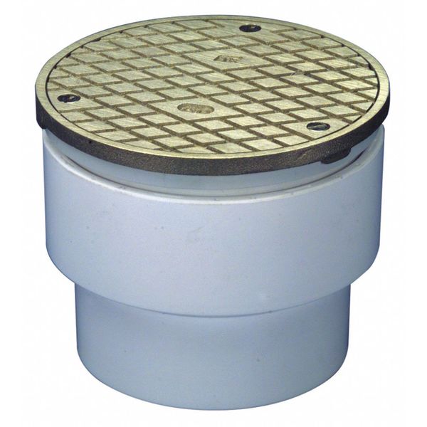ABS, Strainer: Round, Floor Cleanout