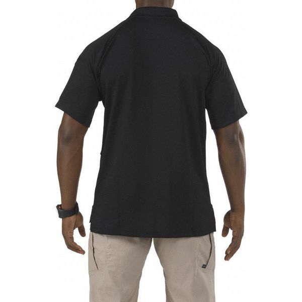 Performance Short Sleeve Polo, 4XL, Blk