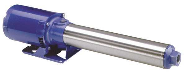 Multi-Stage Booster Pump, 3 hp, 120/240V AC, 1 Phase, 2 in NPT Inlet Size, 2 Stage