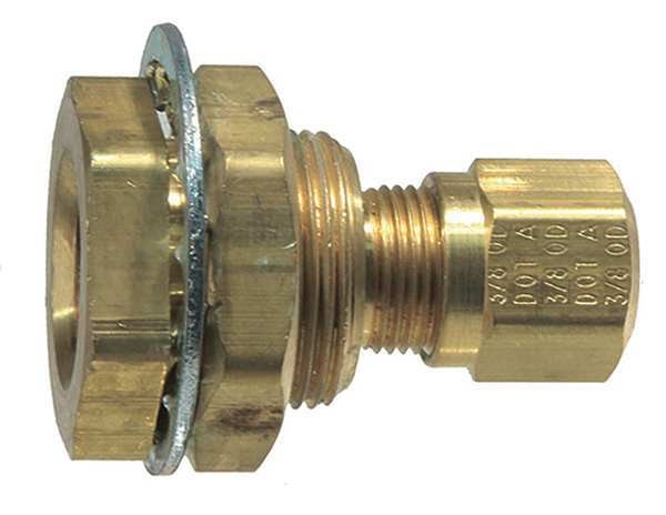 Bulkhead, Airbrake, Brass/Steel