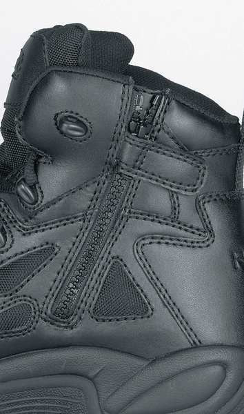 Tactical Boots, 10-1/2M, Nylon, Black, PR