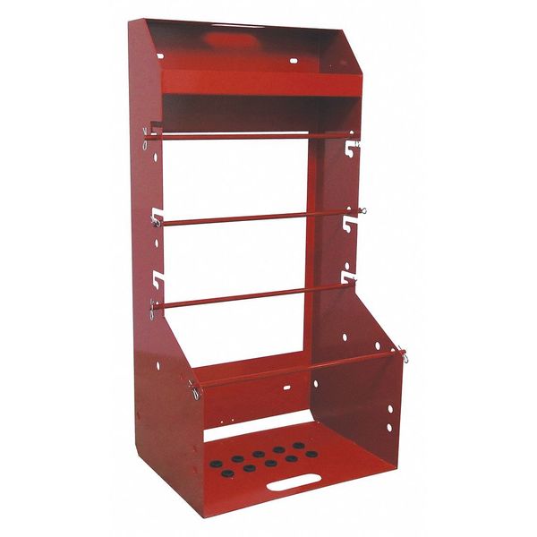 Wire Reel Caddy, Stand Alone, H 44-3/8 In