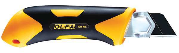 Utility Knife, Retractable, Auto Lock, 7 3/8 in L.