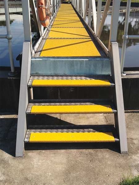Anti-Slip Stair Nosing, 17-11/16in W, 02-630