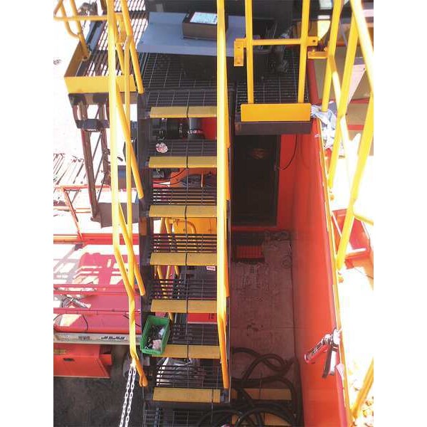 Anti-Slip Stair Nosing, Yellow, 29-1/2in W, 02-690