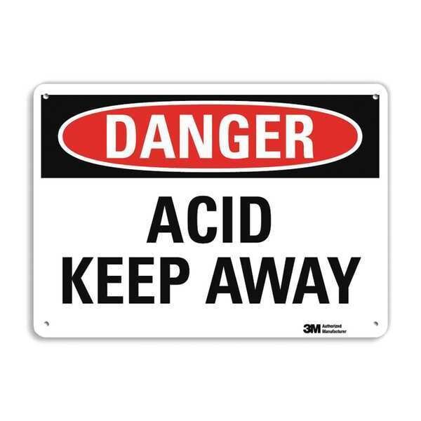 Danger Sign, 4 Hole Mount, 10in W x 7in H, U3-1091-RA_10X7