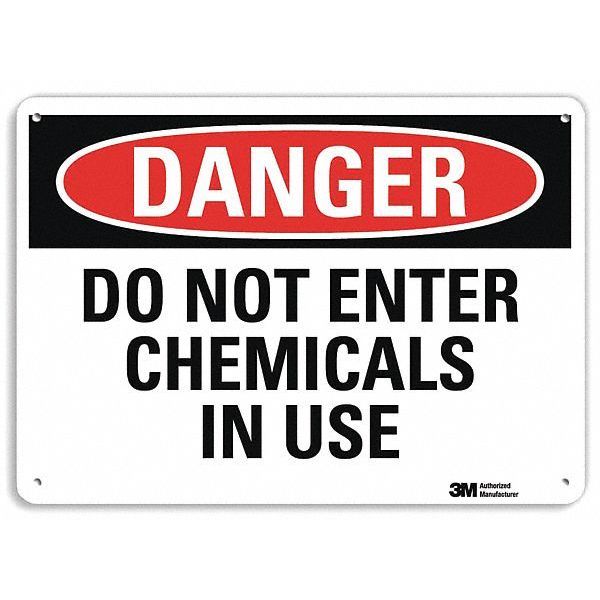 Danger Sign, 4 Hole Mount, 10in W x 7in H, U3-1316-RA_10X7