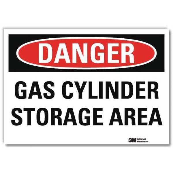 Danger Sign, 10 in H, 14 in W, Horizontal Rectangle, English, U3-1528-RD_14X10