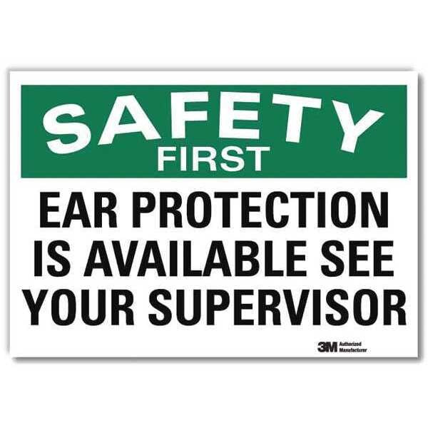 Safety Sign, 5 in H, 7 in Width, Reflective Sheeting, Horizontal Rectangle, English, U7-1182-RD_7X5