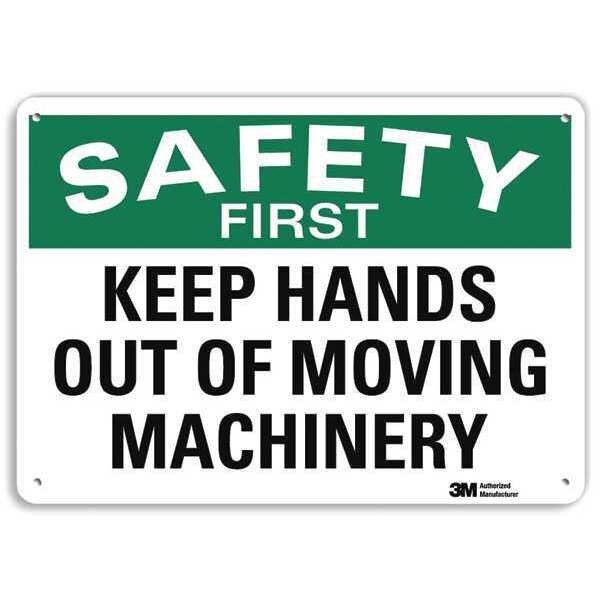 Safety Sign, 7 in Height, 10 in Width, Aluminum, Vertical Rectangle, English, U7-1214-RA_10X7