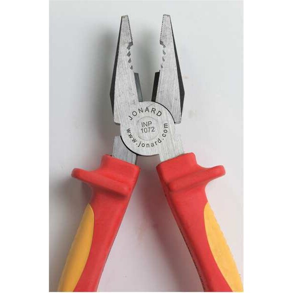 7 1/4 in Linemans Plier High Leverage, Steel