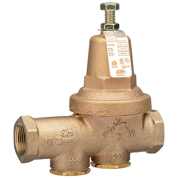 Water Pressure Reducing Valve, 3/4