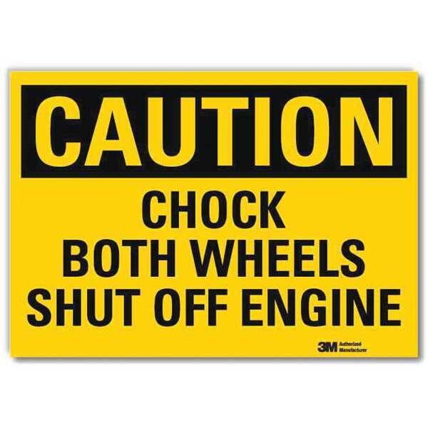 Safety Sign, 10 in H, 14 in W, Reflective Sheeting, Horizontal Rectangle, English, U4-1125-RD_14X10