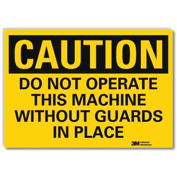 Safety Sign, 7 in Height, 10 in W, Reflective Sheeting, Vertical Rectangle, English, U4-1190-RD_10X7