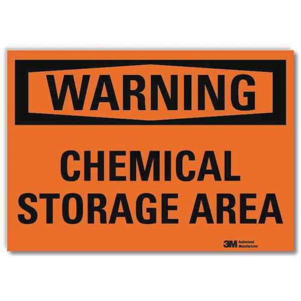 Warning Sign, 10 in H, 14 in W, Horizontal Rectangle, English, U6-1041-RD_14X10