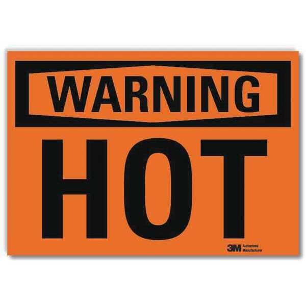 Warning Sign, 7 in H, 10 in W, Reflective Sheeting, Vertical Rectangle, English, U6-1122-RD_10X7