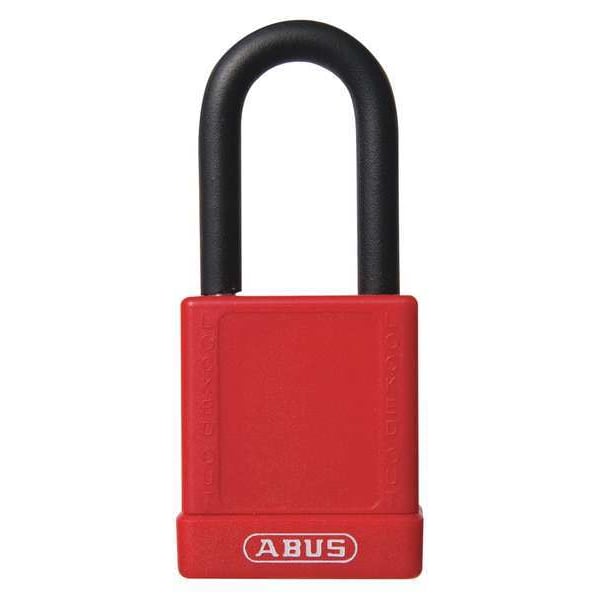 Lockout Padlock, KD, Red, 1-3/4