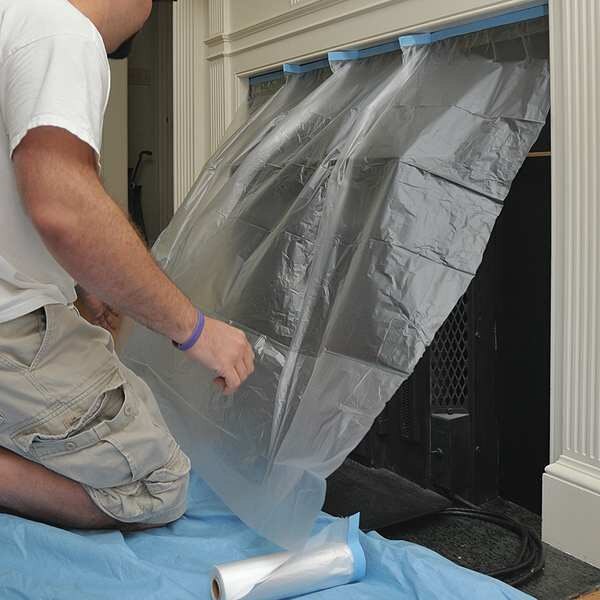 Self-Adhesive Containment Film, 3.94 ft.W