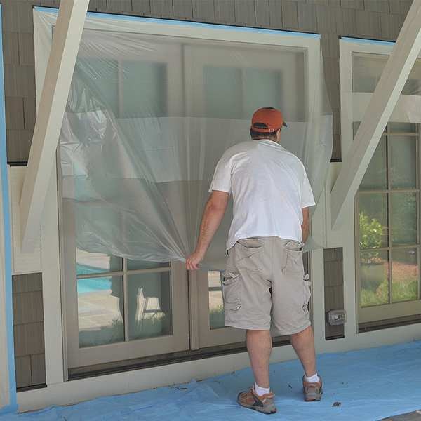 Self-Adhesive Containment Film, 8 ft.W