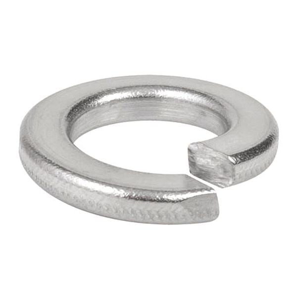 Split Lock Washer, Fits Bolt Size 1/2 in 316 Stainless Steel, Brite Finish