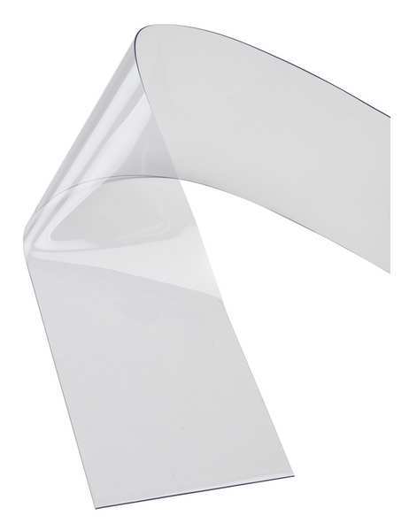 Flexible Bulk Rolls, Smooth, 8in, Clear, PVC